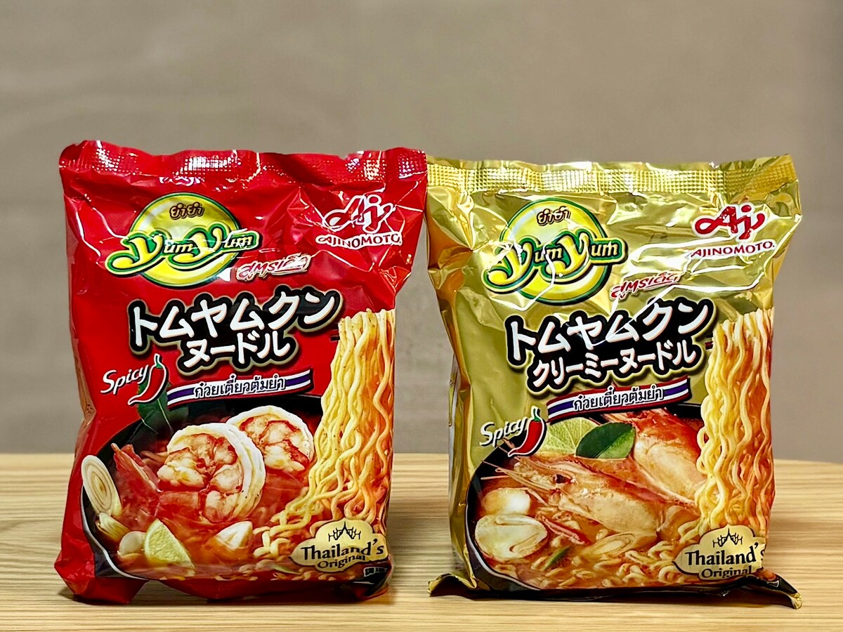 タイ本場の味わいが話題！ トムヤムクンヌードル全2種類を実食リポートします