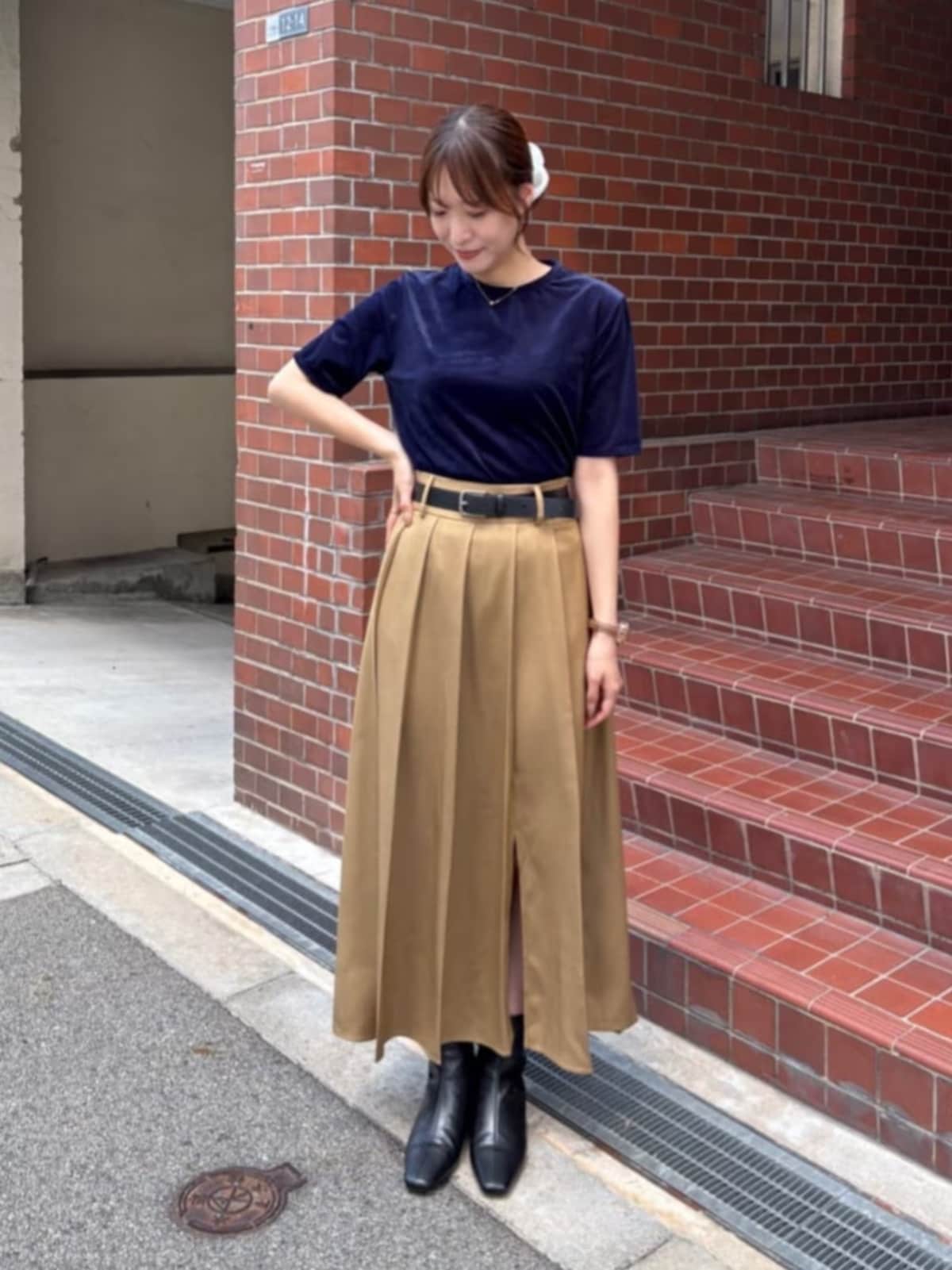 最旬トレンドの太めプリーツスカートもラインナップに　出典：WEAR