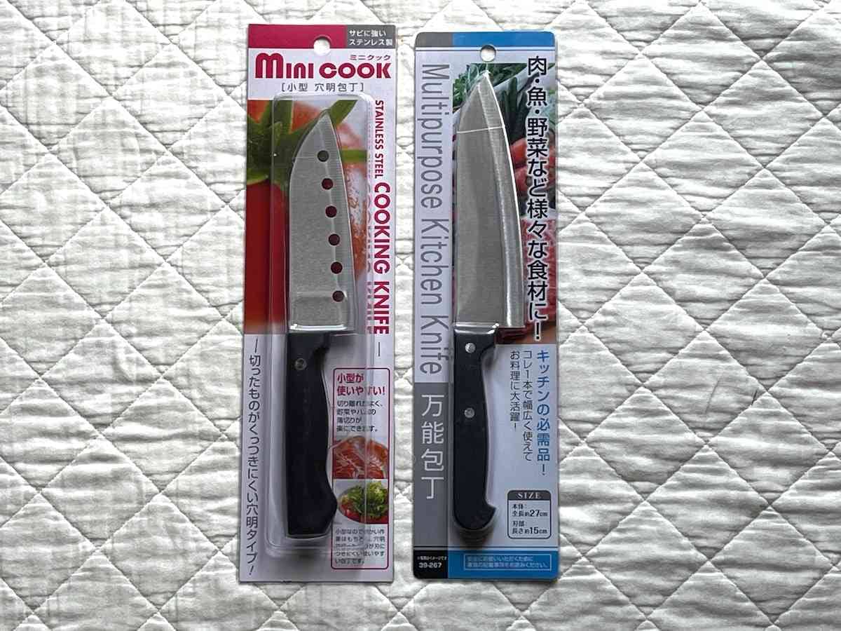 セリアの「包丁」は切れ味は悪くなく、イメージ以上に十分使える