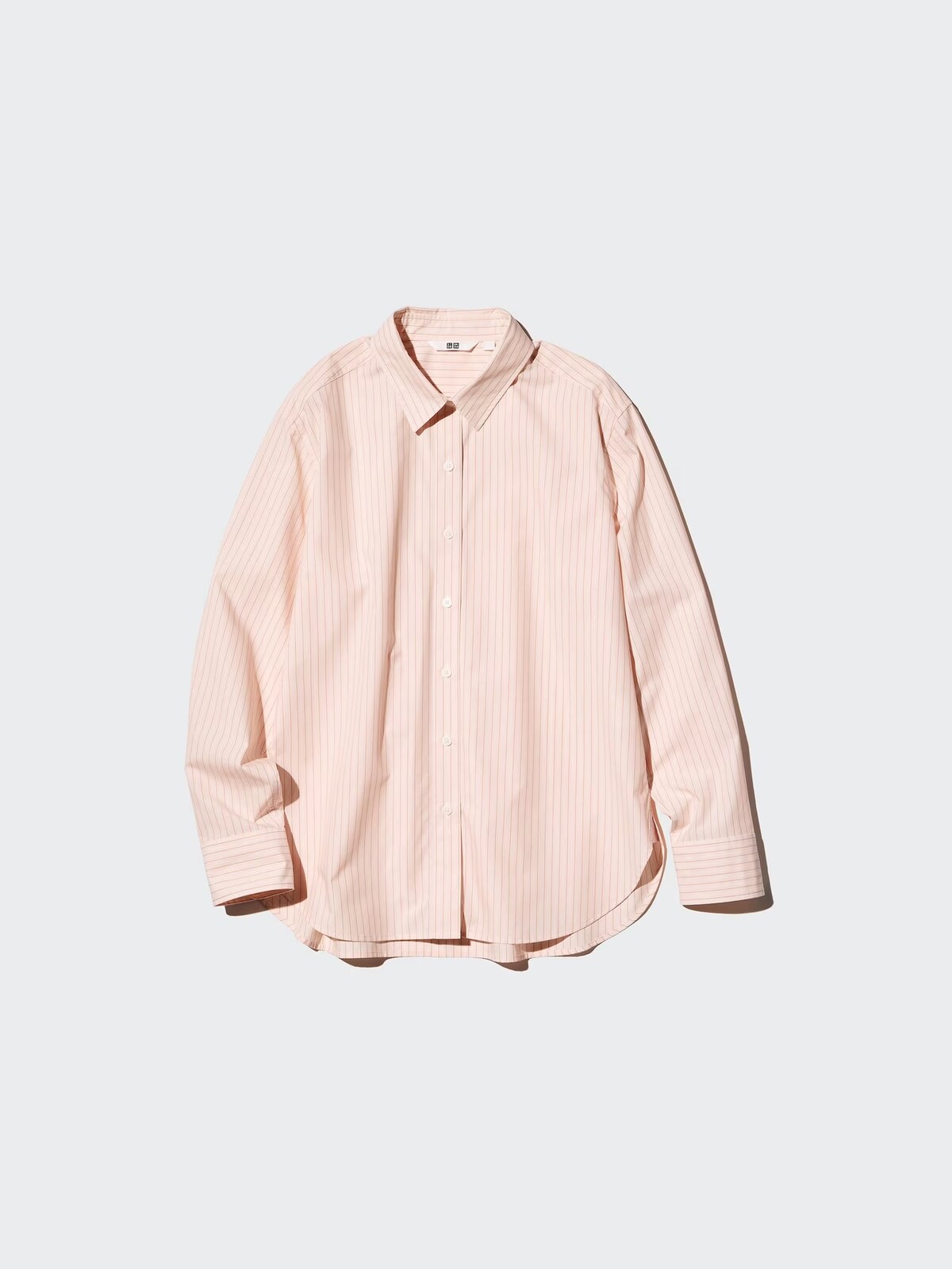 ユニクロ　コットンシャツ/ストライプ　2990円（税込）