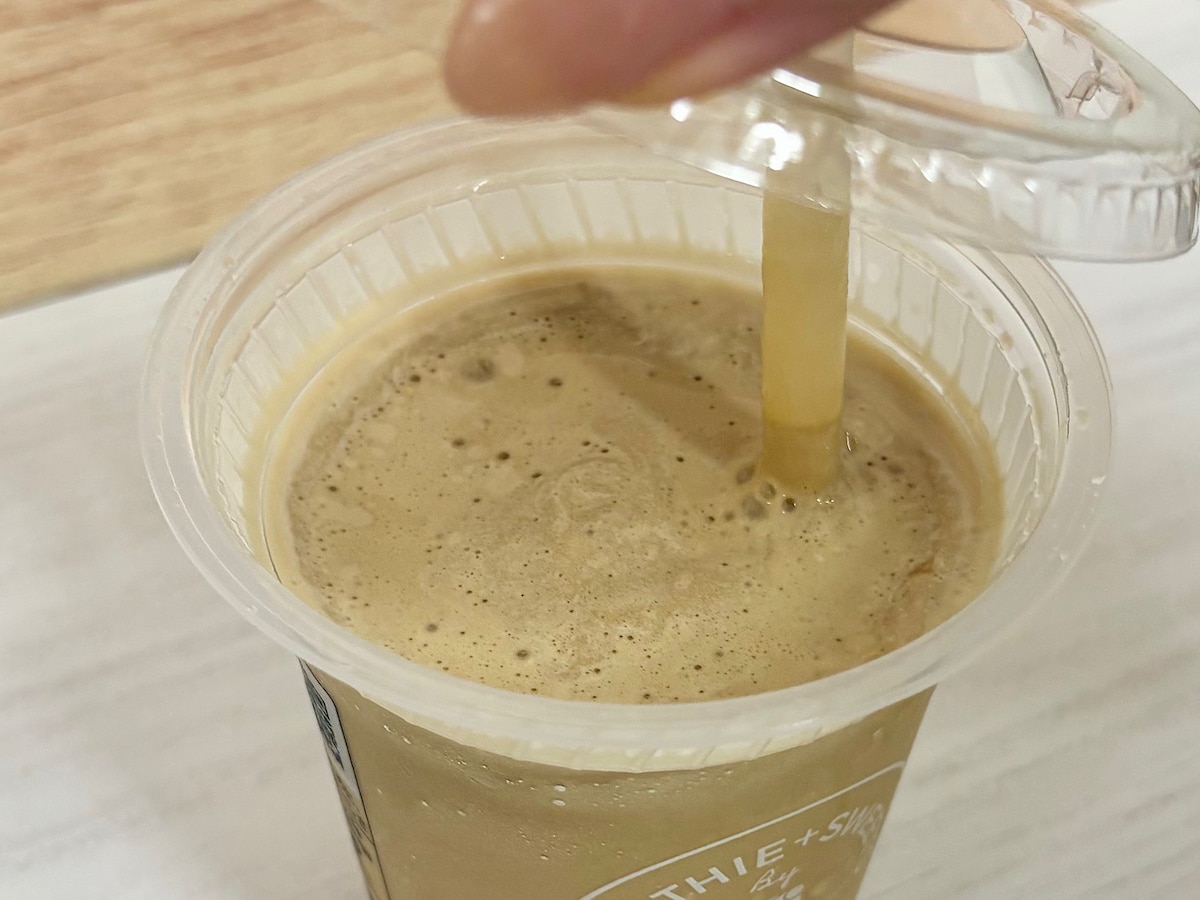 濃厚なミルクに、コーヒーの味わいもしっかりと感じられて美味！