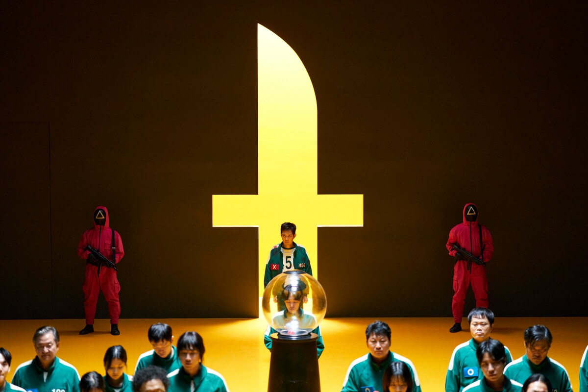 Netflixシリーズ「イカゲーム」シーズン1～3：独占配信中