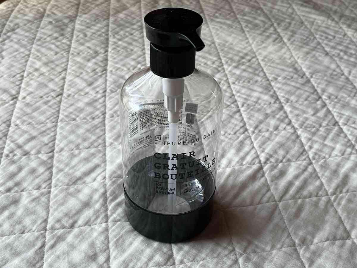 キャンドゥの「そこまで使える！ポンプボトル500ml」