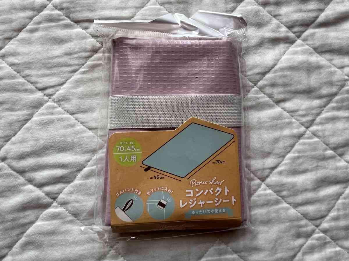 キャンドゥの「コンパクトレジャーシート」