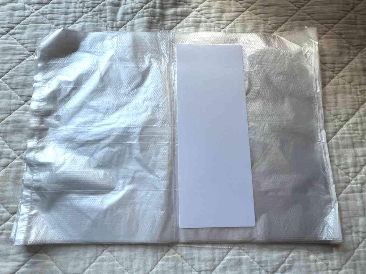 ポリ袋には中板を使う