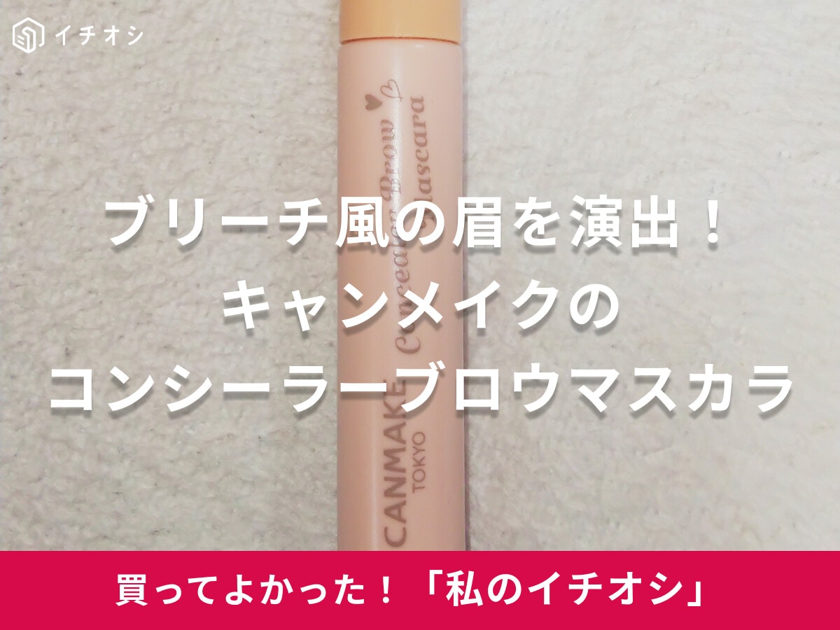 748円の優秀品！「黒眉もブリーチ風の明るい眉色に仕上がる」（50代女性）キャンメイクの「コンシーラーブロウマスカラ」
