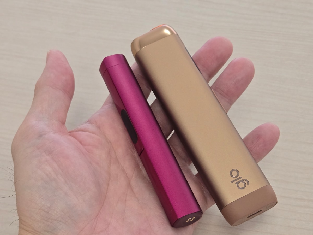 glo Hilo PlusのEasySwitchペンとglo Hilo