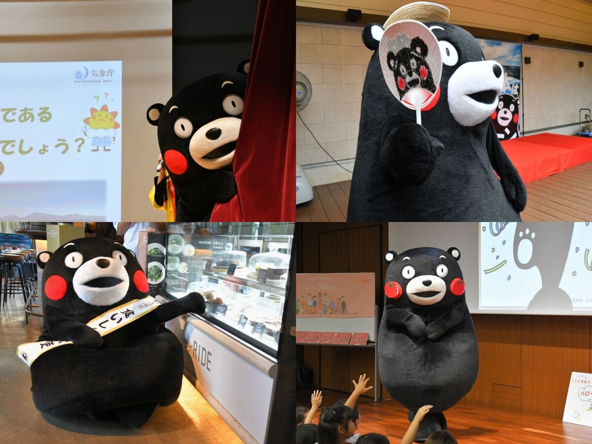 8月のくまモン、何していたの？ ©2010熊本県くまモン