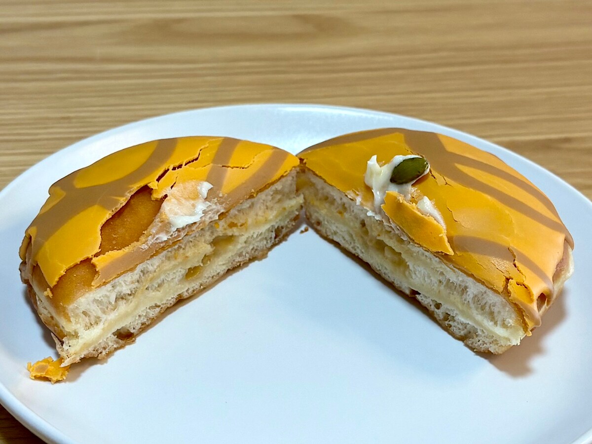 口の中でとろける濃厚な口どけ。パンプキン×キャラメルの味わいが絶品です！