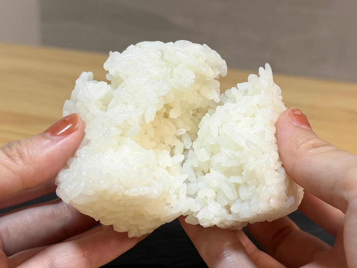 塩分は最も少なく、お米本来の甘みを感じます 