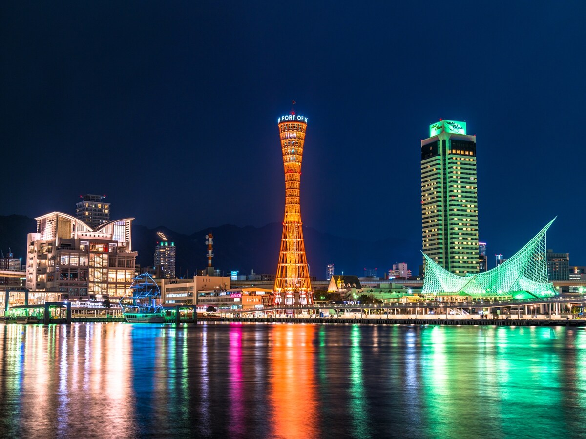 神戸市 ベイエリアの夜景の画像