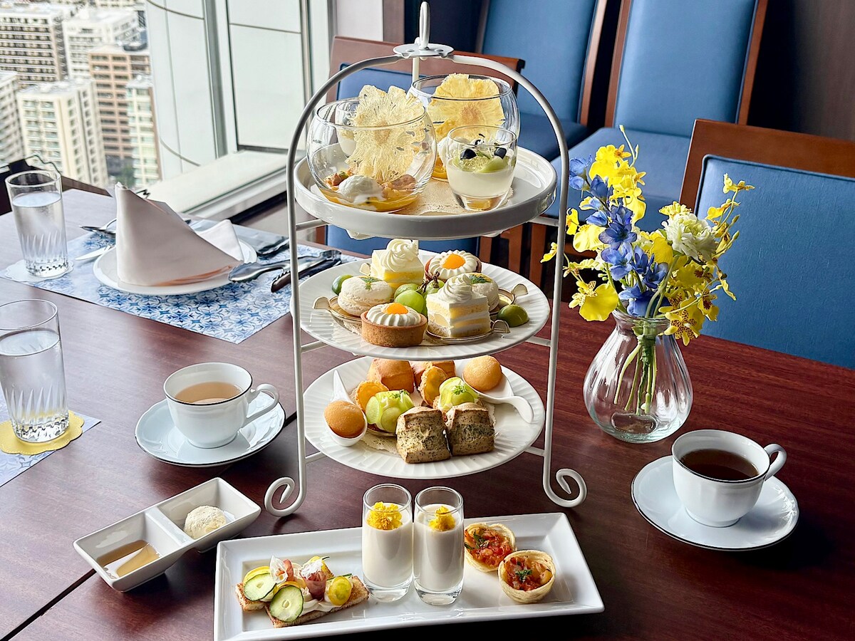 東京ドームホテル「Flower Afternoon Tea」