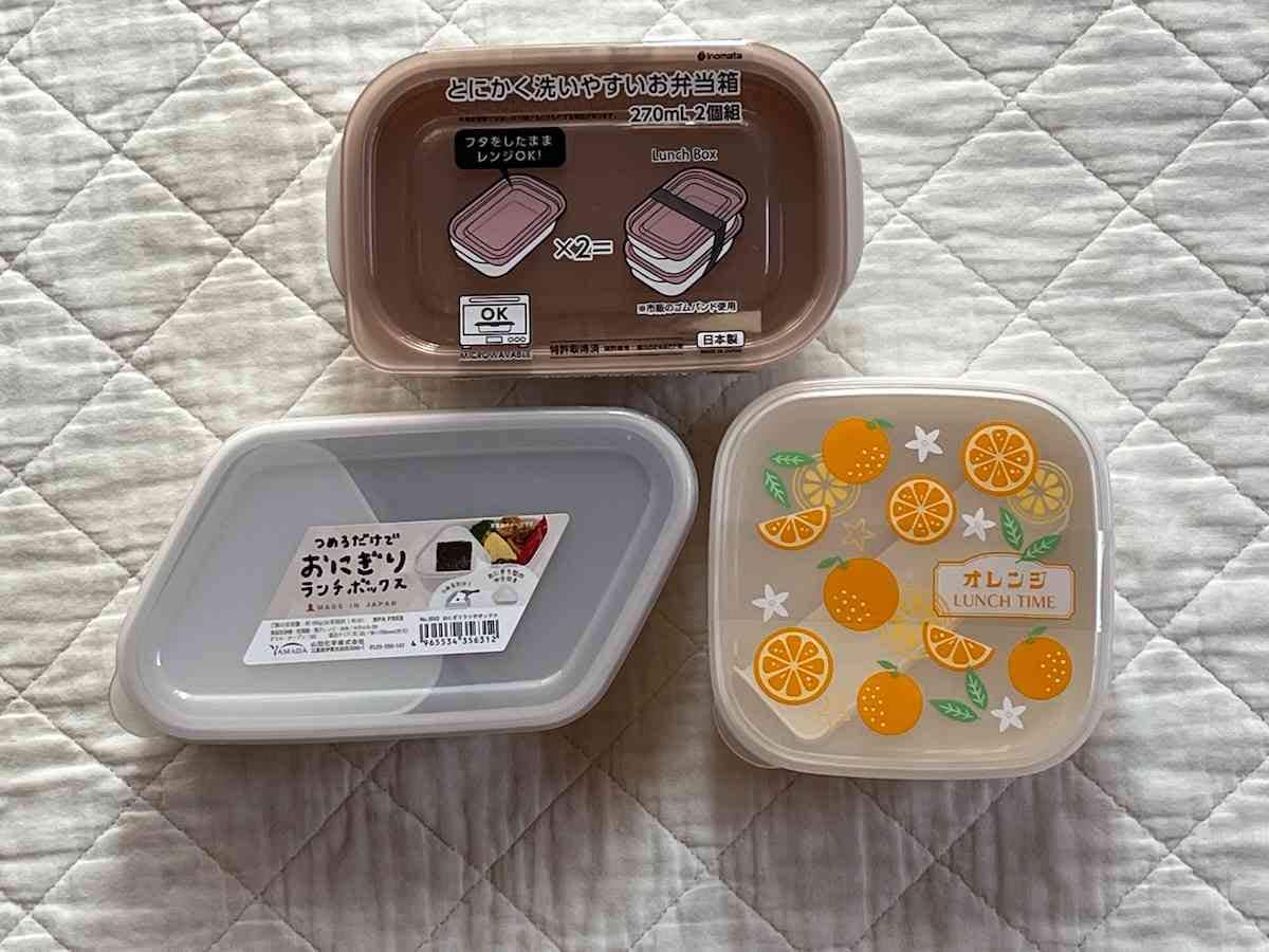 キャンドゥのお弁当箱の種類
