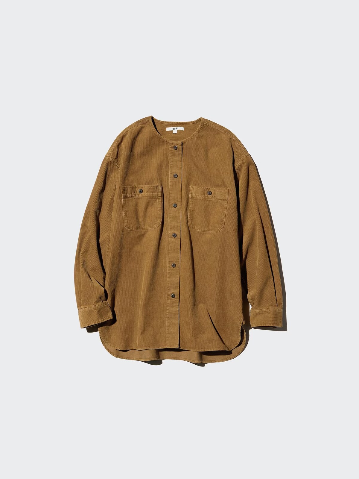 ユニクロ　コーデュロイロングシャツジャケット　3990円（税込）