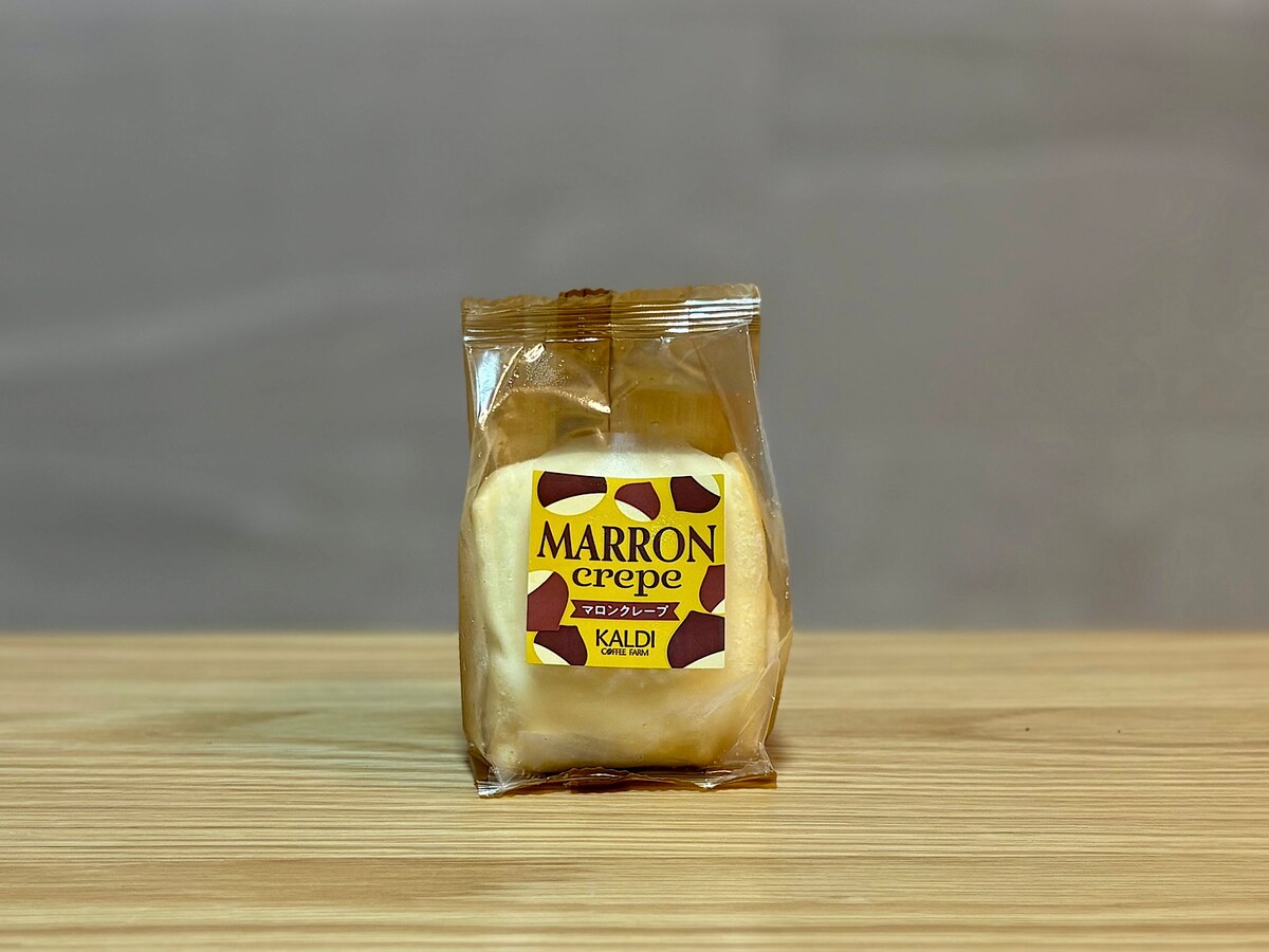 【冷凍】「マロンクレープ 60g」 259円（税込）