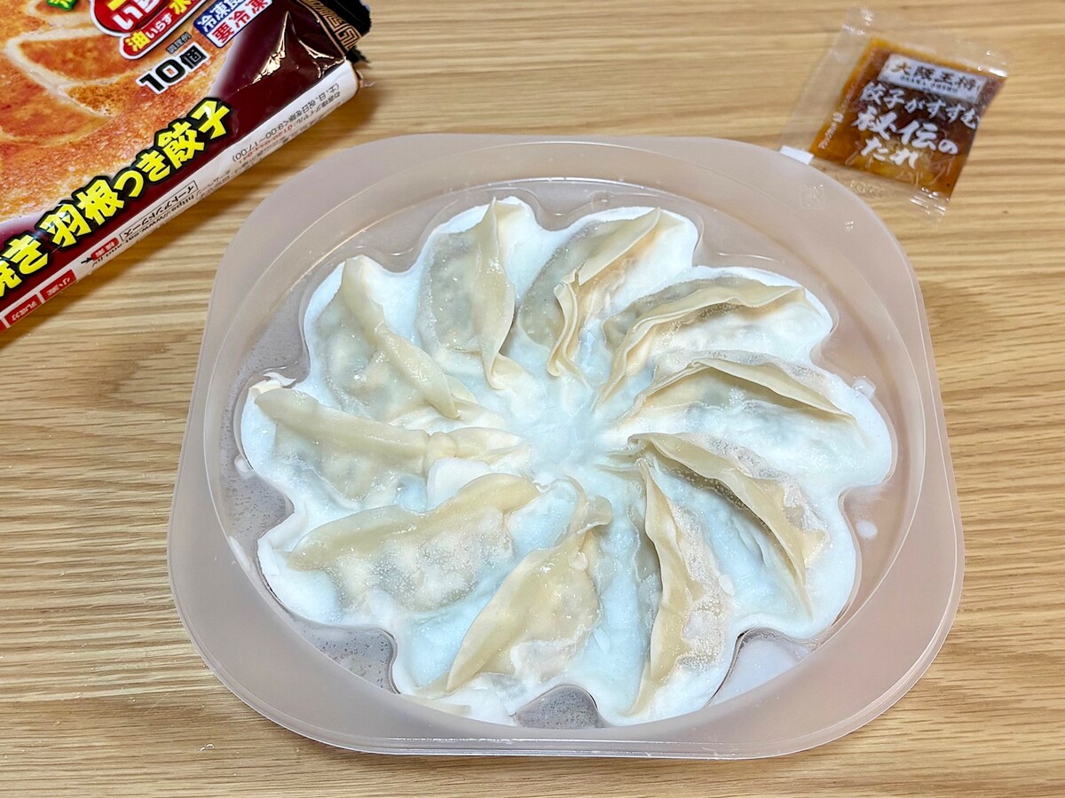 並べる手間いらず！ 油、水、フライパンのフタも不要です 