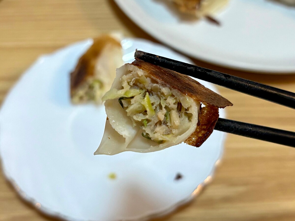 何も動かさず焼いただけなのに、両面・中までしっかり火が通っていて驚き！ 