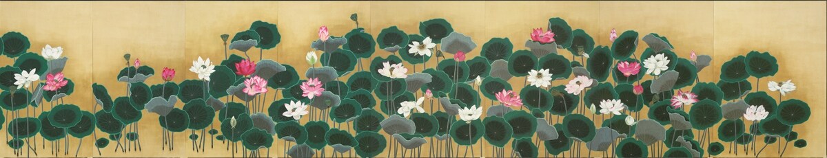 蓮池（右隻）2010年 東大寺蔵