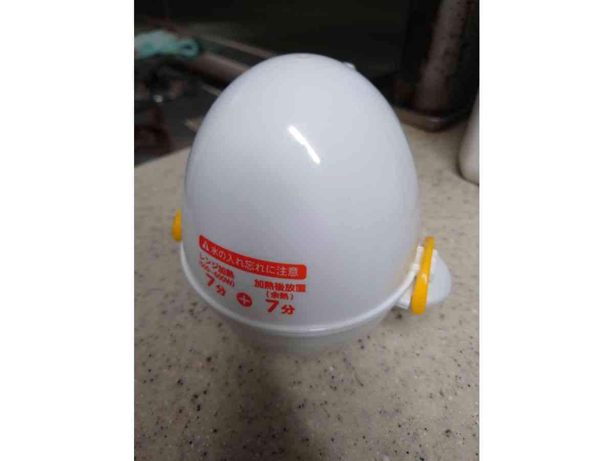 曙産業の「レンジでらくチン！ゆでたまご3個用」