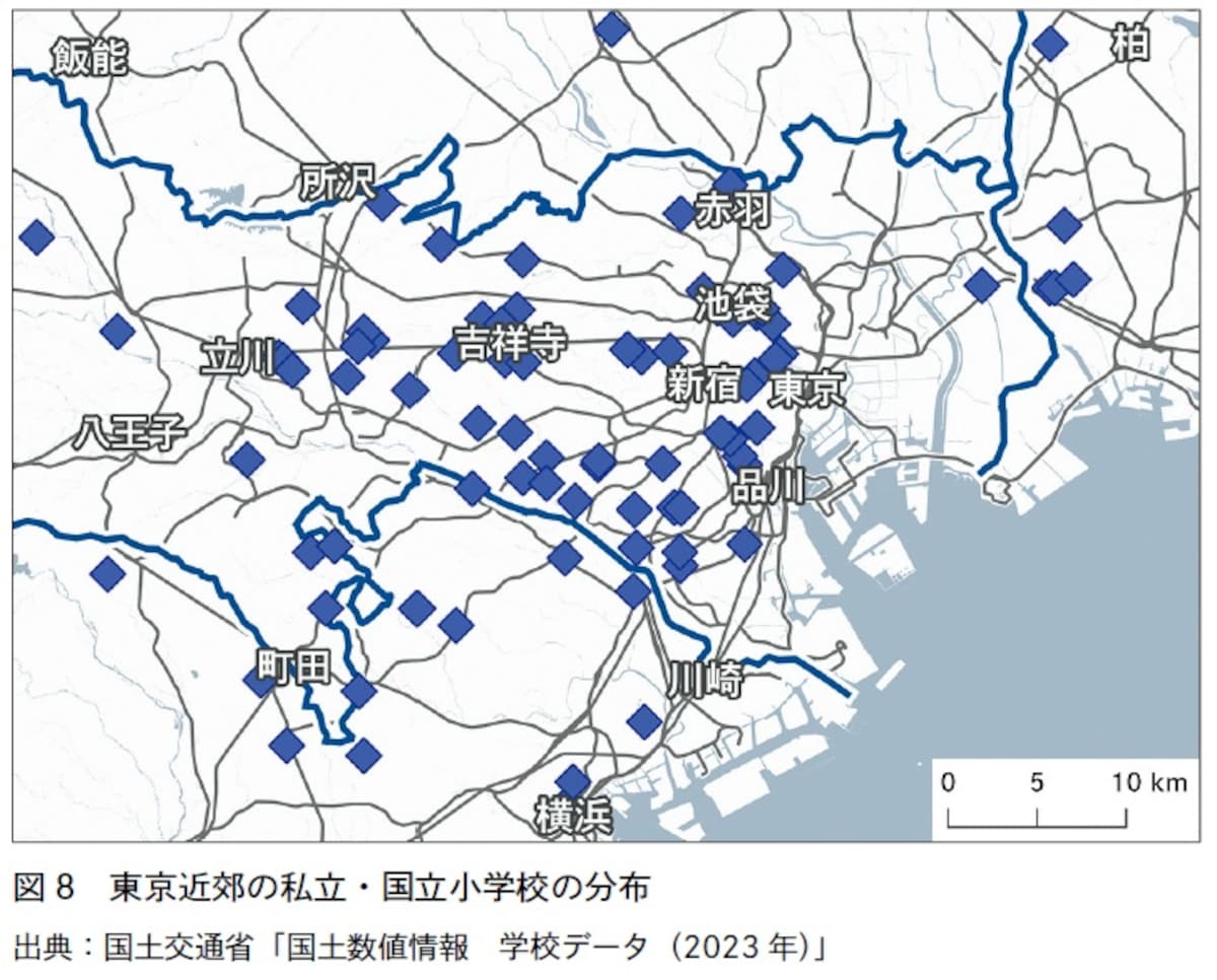 画像出典：『データでわかる東京格差』（にゃんこそば著 / SBクリエイティブ）