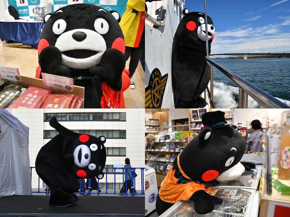 10月のくまモン、何していたの? ©2010熊本県くまモン