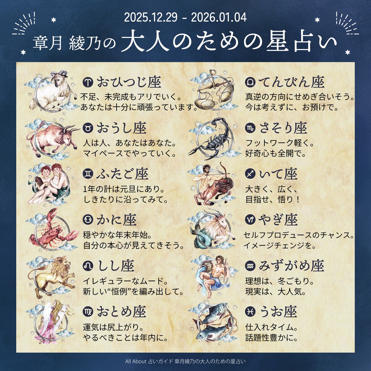 章月綾乃からあなたへ送る今週のメッセージ
