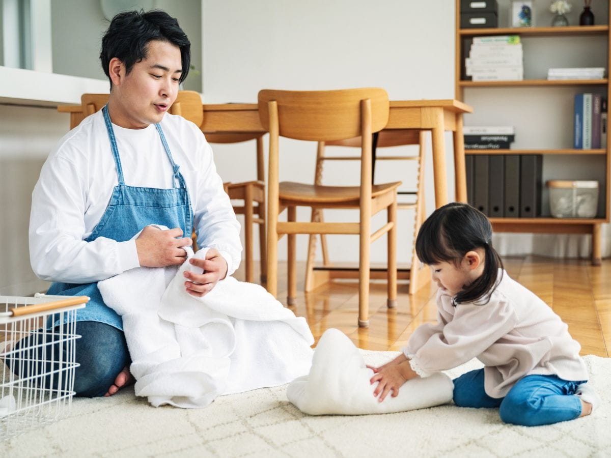 30代男性_住民税非課税世帯生活_家事と育児