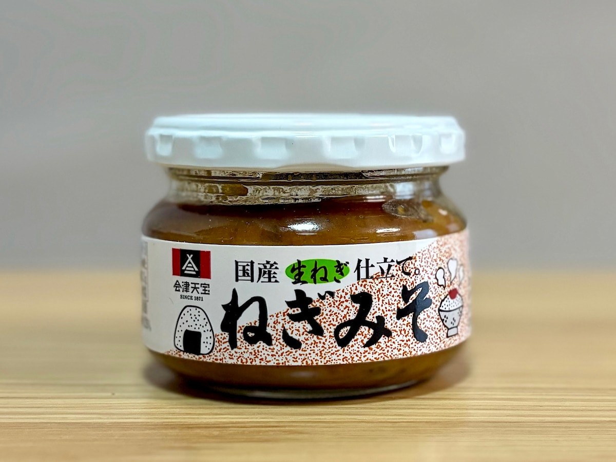 「会津天宝 ねぎみそ 100g」321円（税込） 