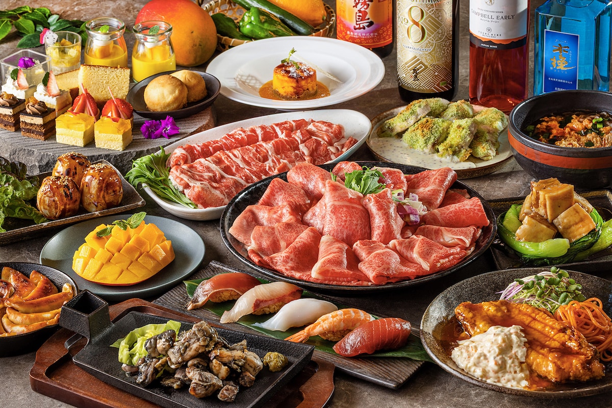 オールデイダイニング「コンパス」では62歳以上のシニア料金が設定されている。「てげうまい！ 九州・宮崎うまかもんフェア」イメージ（PR TIMESより）