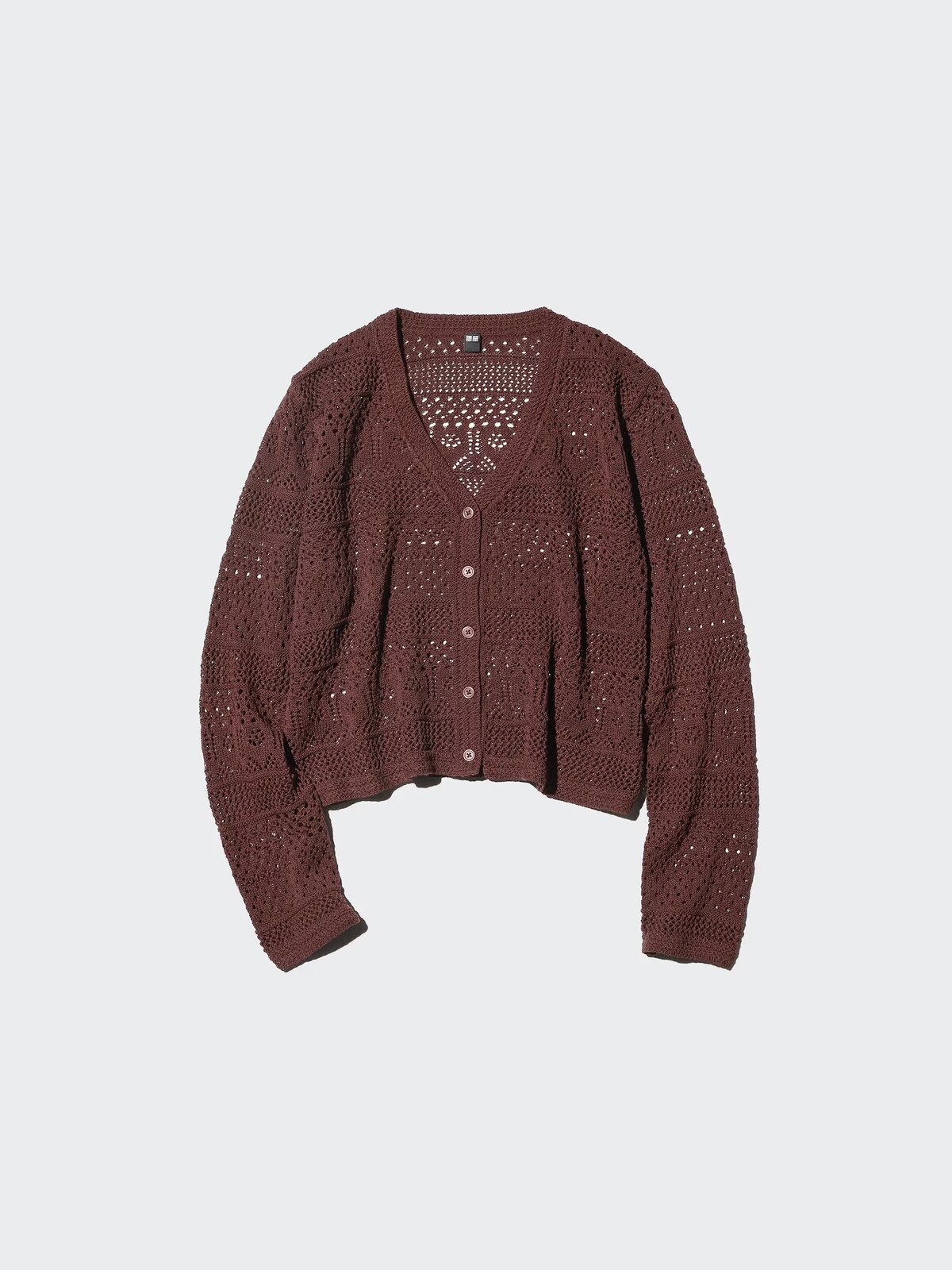 ユニクロ　クロシェVネックカーディガン　2990円（税込）