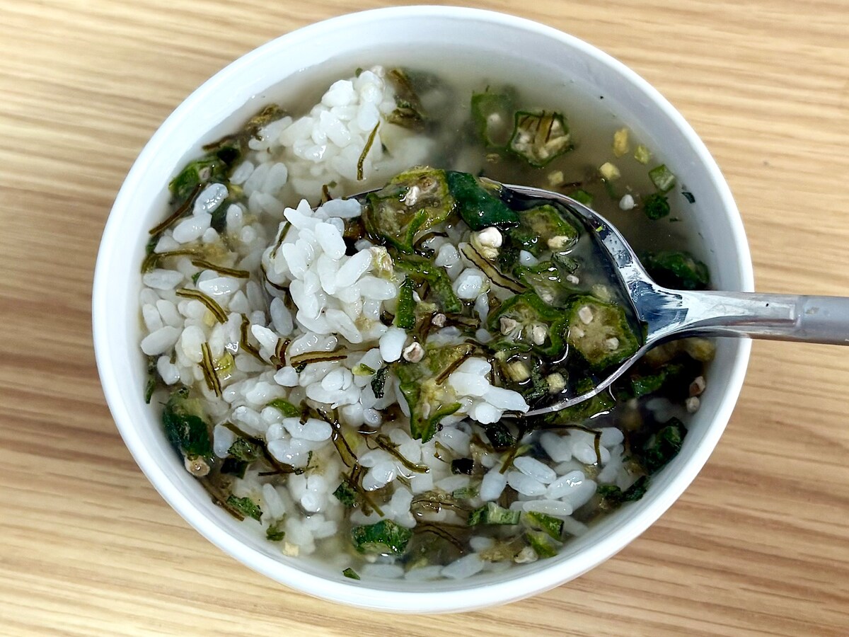 オクラや昆布のとろみに、青じその爽やかな風味がさっぱり！ 