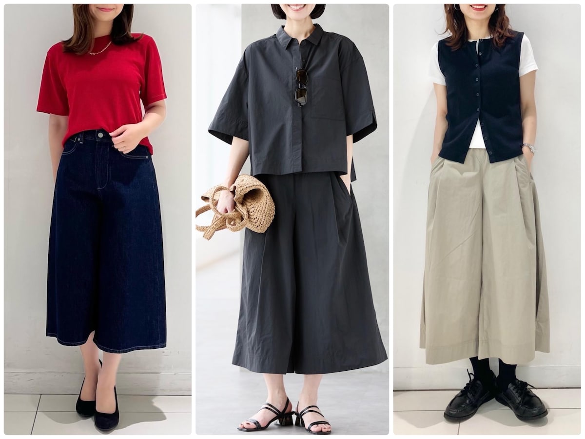 これ1つで今っぽい！ 旬の「キュロット」を40代50代女性がおしゃれにはくためには？