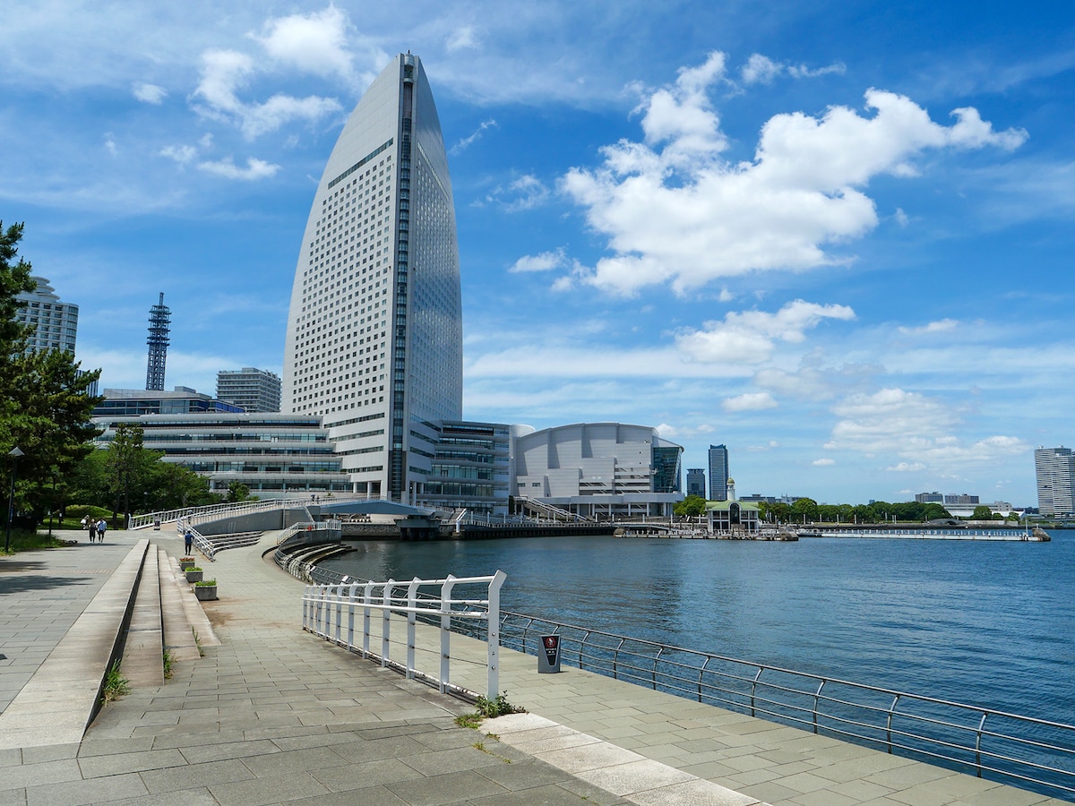 2021年3月に全面開通した「女神橋」（筆者撮影）