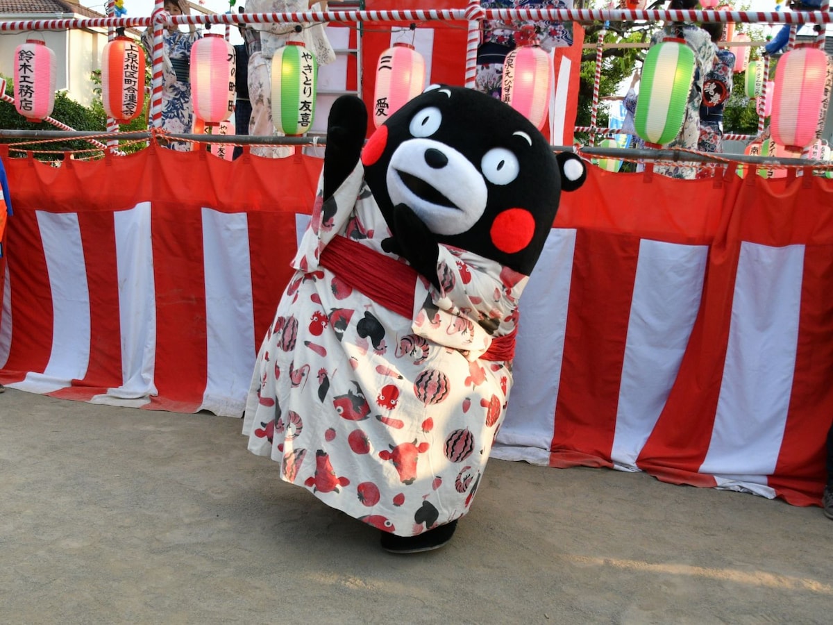 地域の盆踊りにすっかりなじんでいた