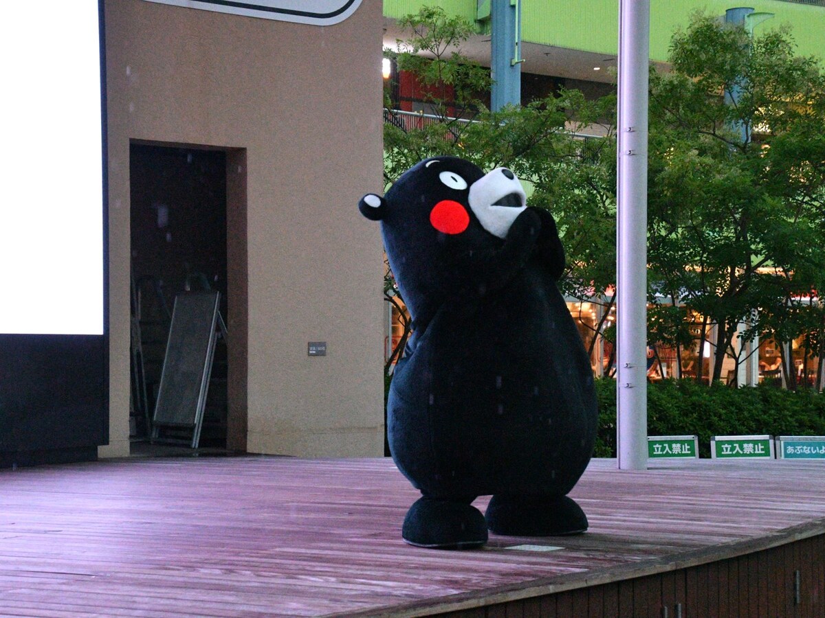 この直後、豪雨に……