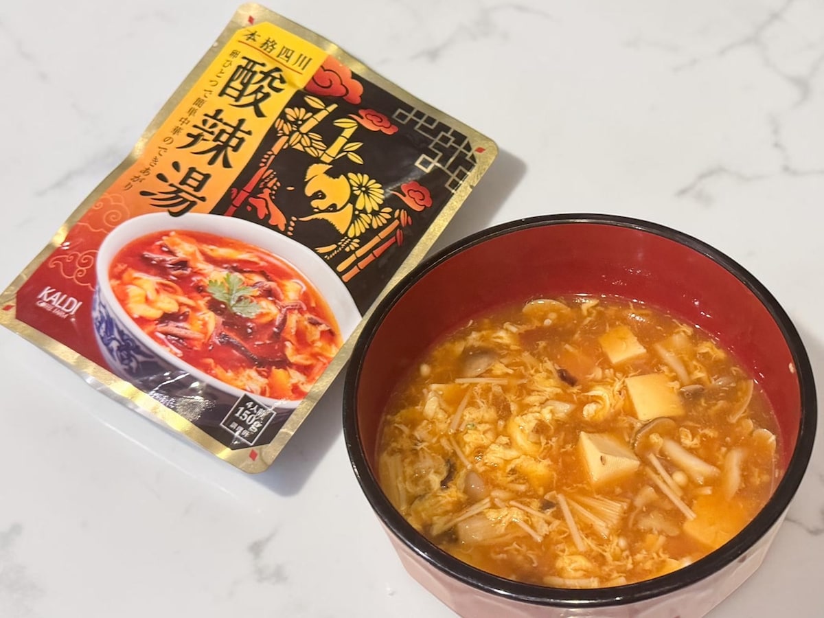 「酸辣湯（サンラータン）」（税込み246円）