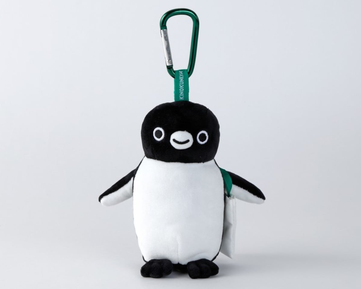 Suicaのペンギン「マスコットバッグ」正面（画像出典：Chiharu Sakazaki/JR東日本/DENTSU）