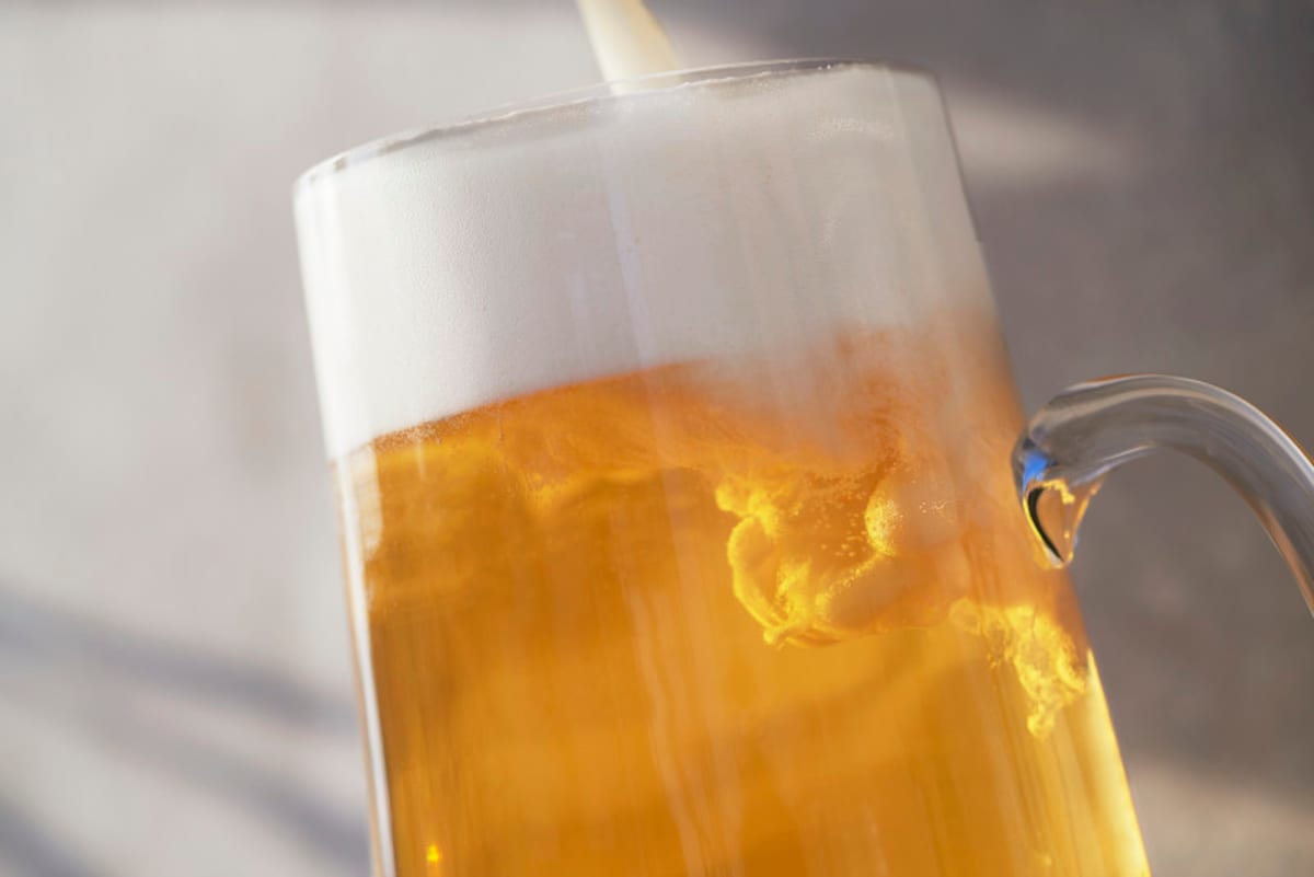 私はワインよりビールの方が好き
