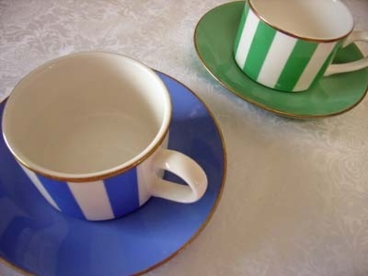 青と緑のカップで清涼感をＵＰ