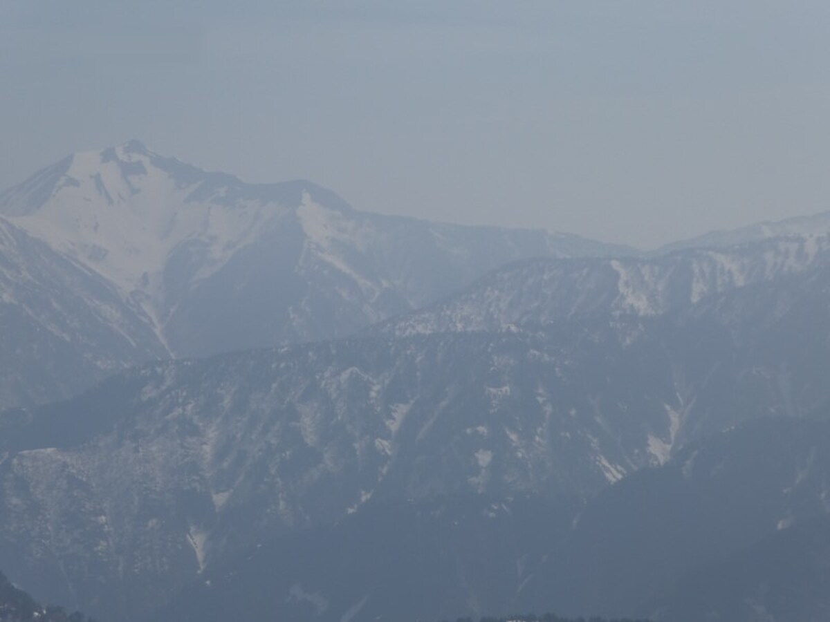 大観峰からの眺め(2)/鹿島槍ヶ岳