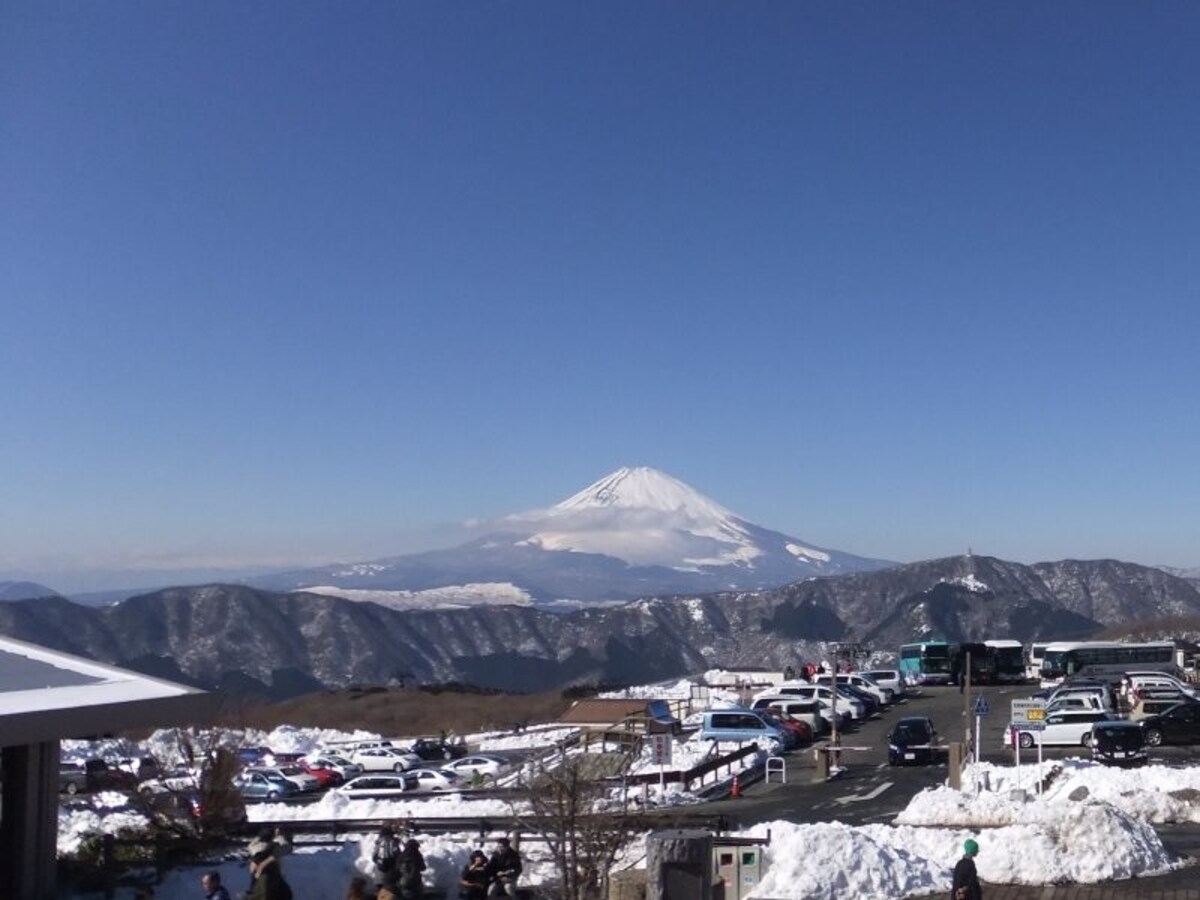 大涌谷から眺める富士山(2)