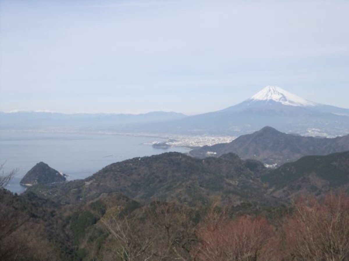 伊豆の国パノラマパークから富士山を望む