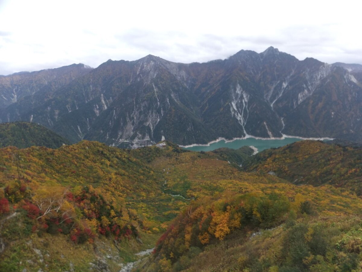 大観峰から眺める紅葉(1)