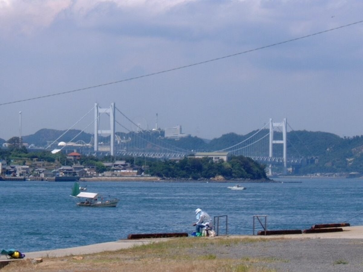 下津井瀬戸大橋（3）／与島パーキングエリア・第2駐車場より