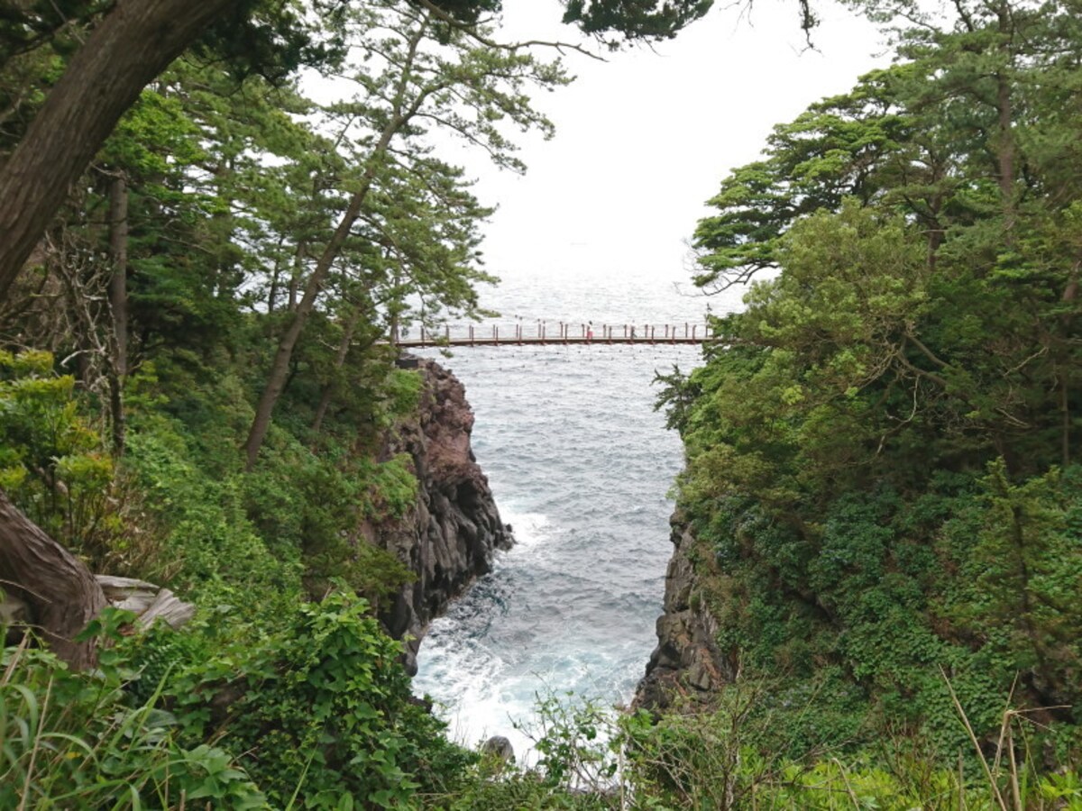 静岡／城ヶ崎海岸・門脇吊橋