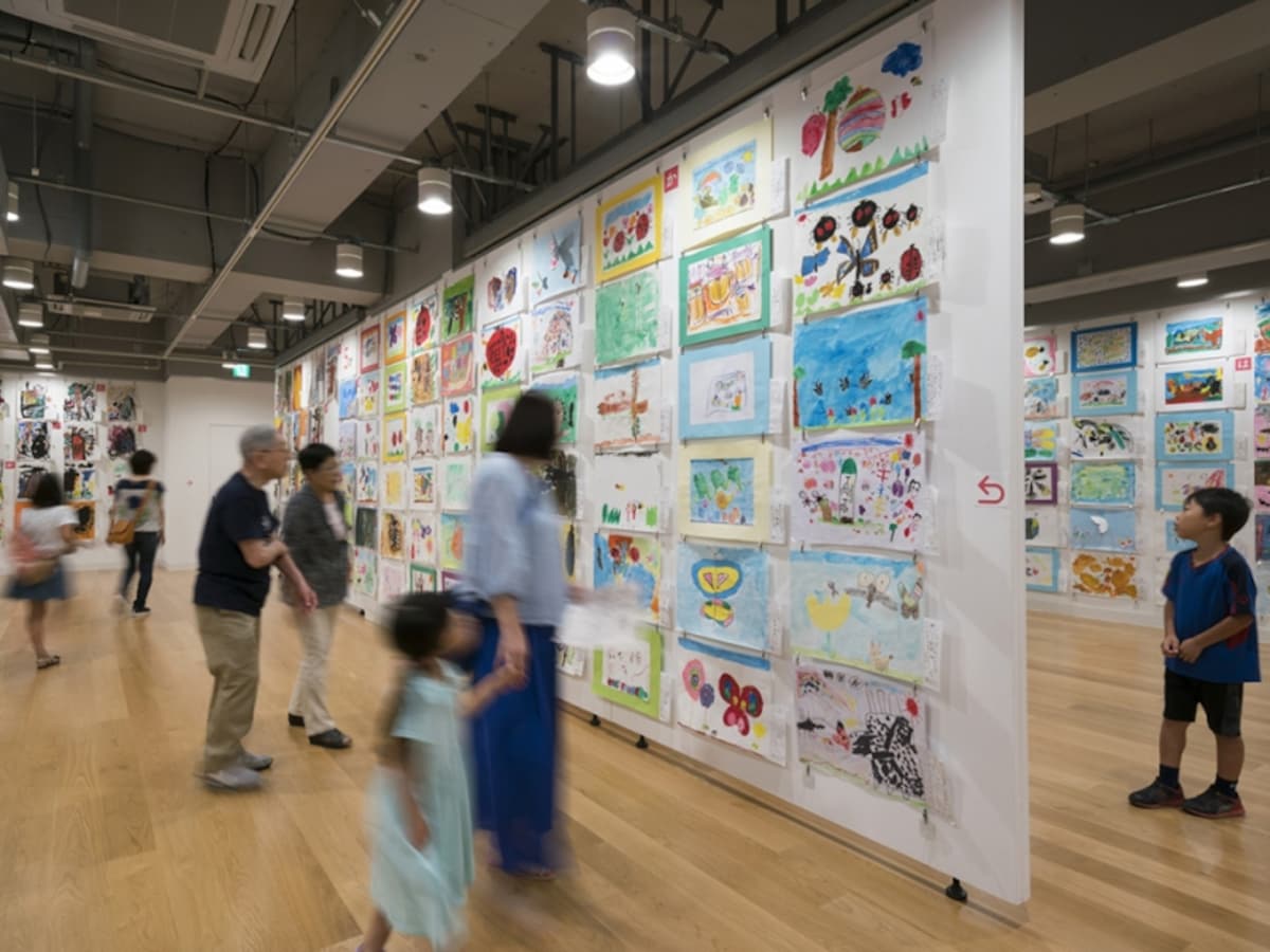 昨年の「横浜市こどもの美術展」の様子 photo Ken KATO(画像提供:横浜市民ギャラリー)
