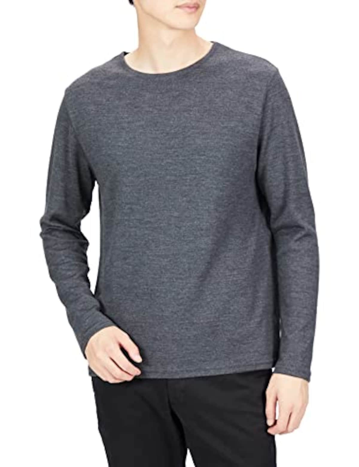 [アイスブレーカー] U DEICE LS BOATNECK IT62271 ジェットヘザー XS