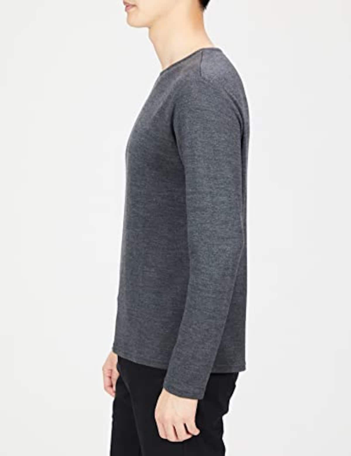  [アイスブレーカー] U DEICE LS BOATNECK IT62271 ジェットヘザー XS画像3 