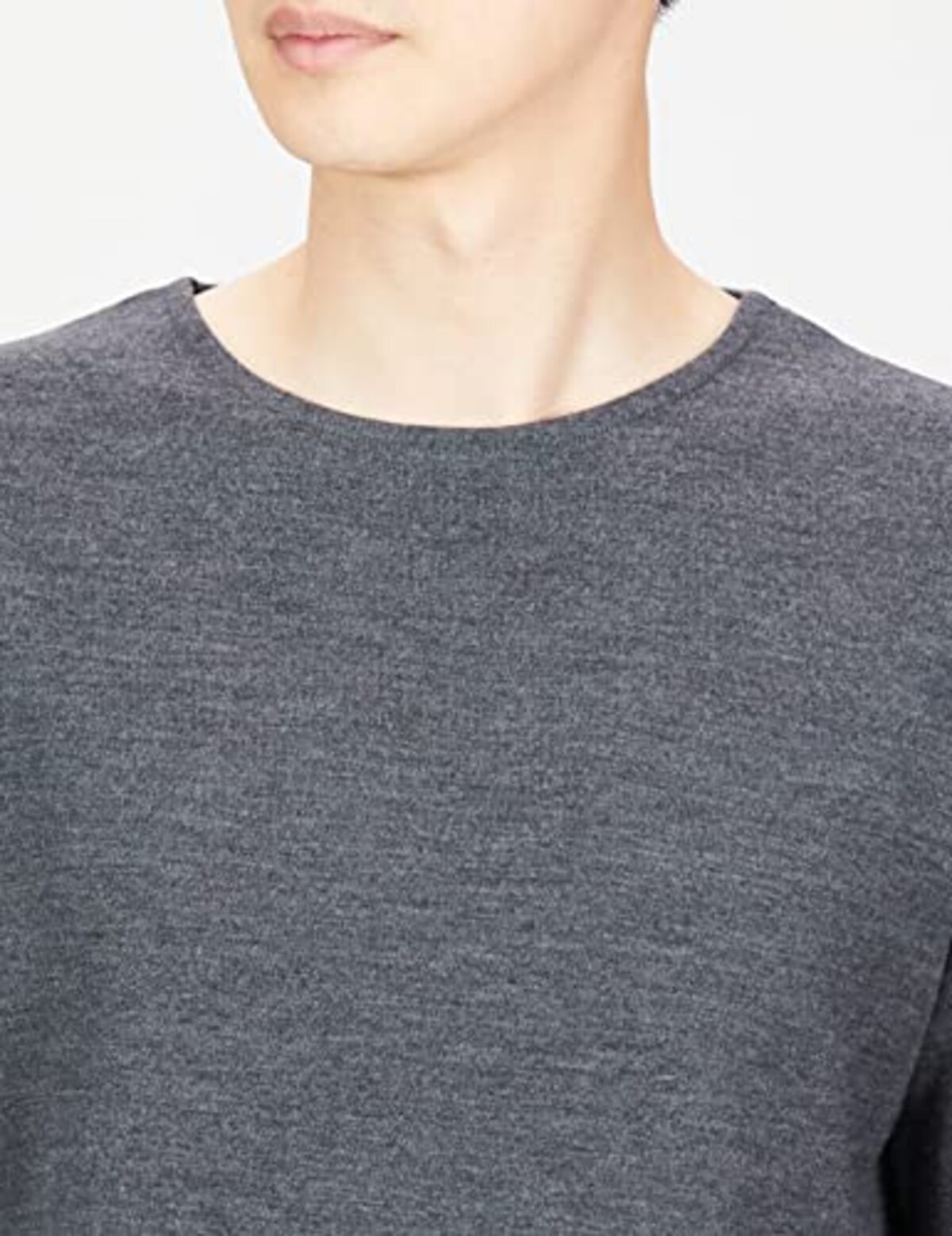  [アイスブレーカー] U DEICE LS BOATNECK IT62271 ジェットヘザー XS画像4 