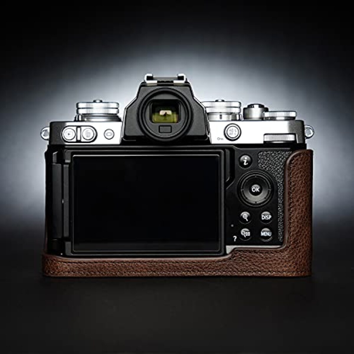  TP Original Nikon Z fc 用 ボディーハーフケース ダークブラウン画像5 